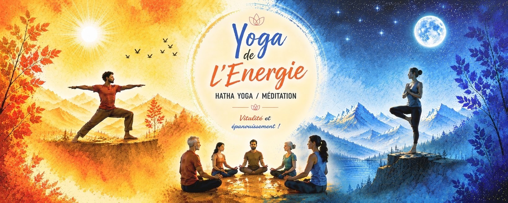 Yoga de l'Énergie, Hatha Yoga, méditation, vitalité et épanouissement